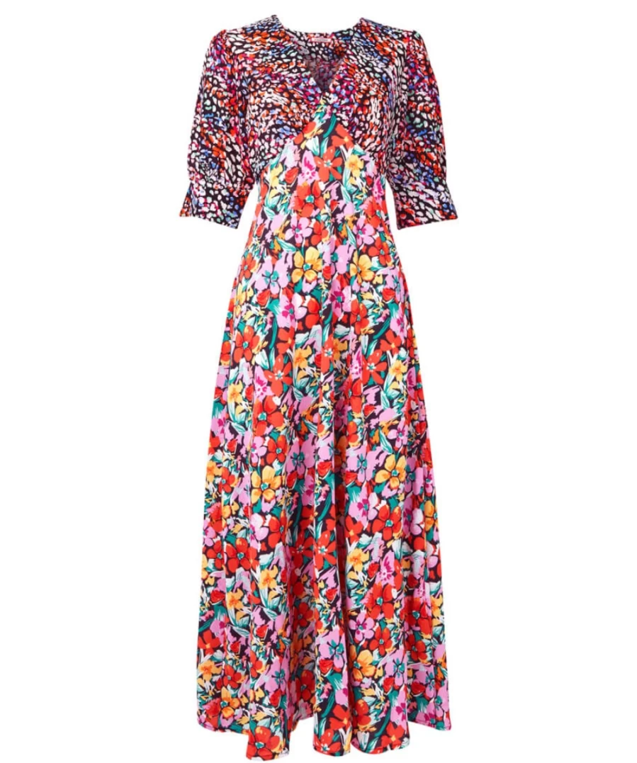 "Joe Browns Women's Multi Color Day At The Races Floral Dress"