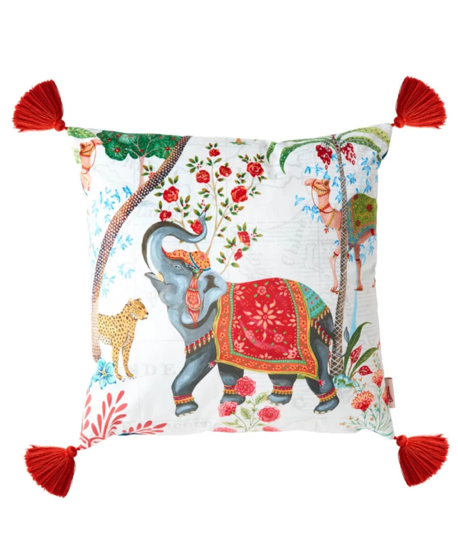 Joe Browns Reversible Multi-Color Cushion for Bohemian Home Decor - Wonderful Wanderlust Design