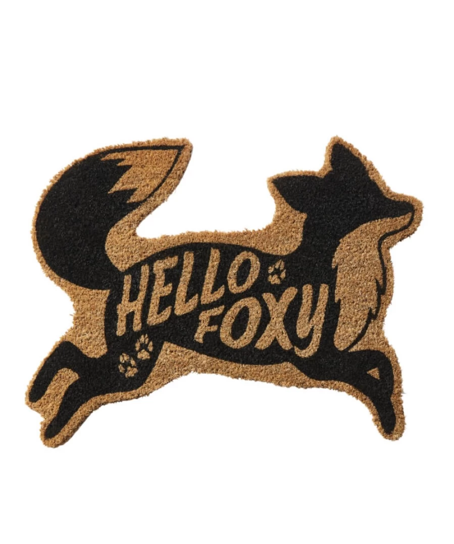 "Joe Browns Hello Foxy Multi-Color Doormat – Fun & Stylish Entryway Decor"