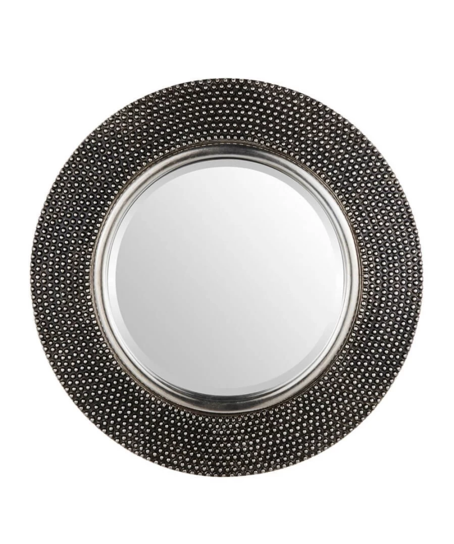 Joe Browns Brass Round Dimple Mirror - Vintage History Clash Design