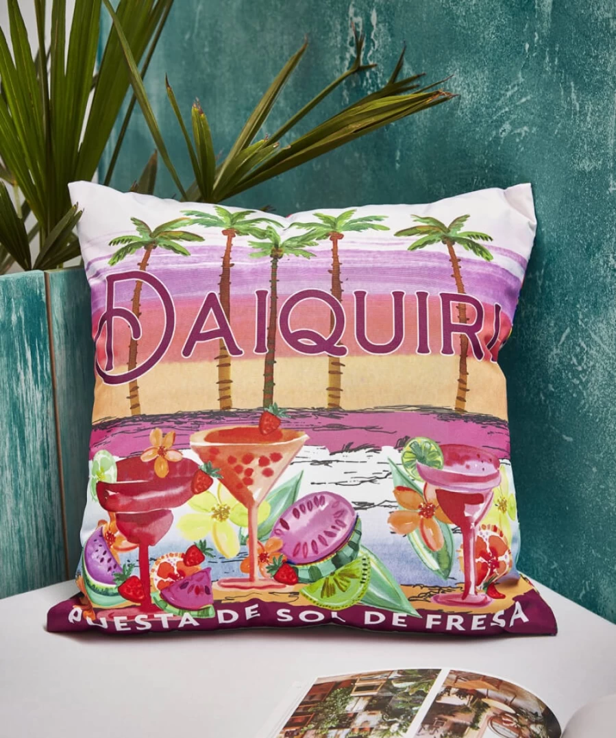 Joe Browns Multi-Colored Daring Daiquiri Garden Cushion - Vibrant Decorative Pillow