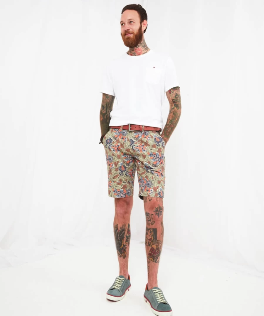 Joe Browns Men's Multi Color Perfect Print Casual Shorts