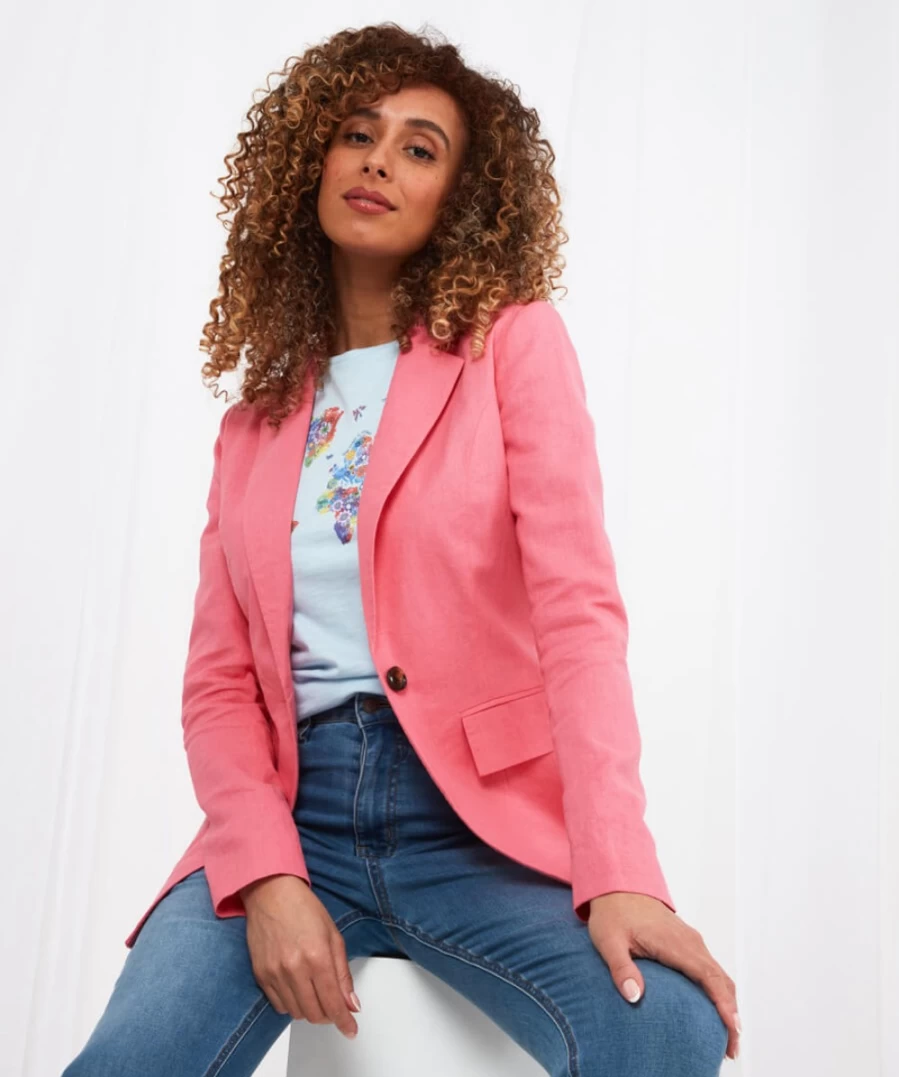 Joe Browns Women's Pink Lucy Suit Jacket - Elegant Blazer for Women