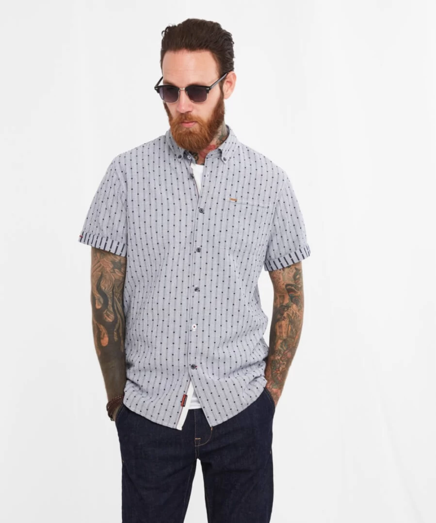 Joe Browns Men's Blue Cool & Casual Shirt - Stylish Comfort Wear