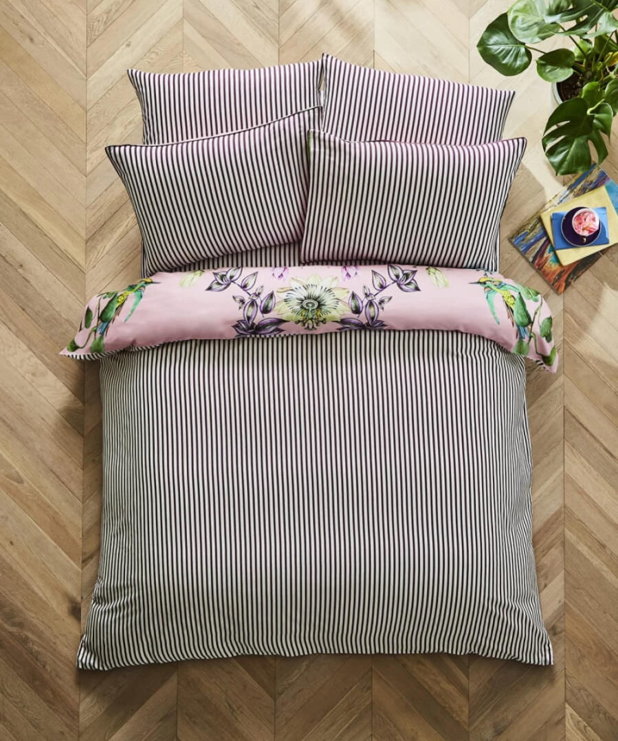 Joe Browns Marvellous Mirrored Bird Reversible Duvet Cover Set - Multi Colour