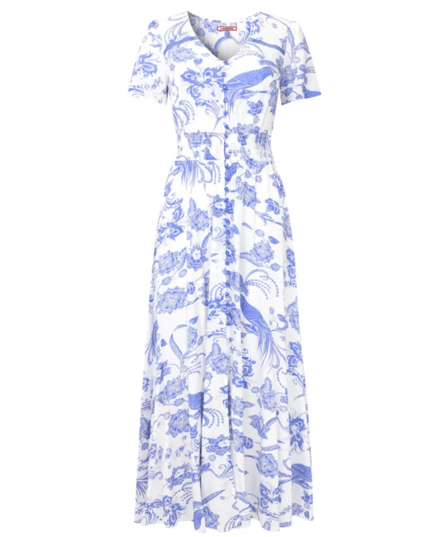 Joe Browns Women's Betsy Boho Dress in Multi - Stylish Floral Bohemian Summer Maxi Dress