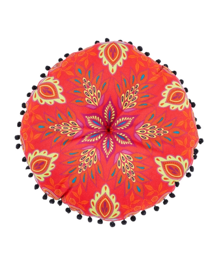 Joe Browns Multi-Colored Remarkable Round Outdoor Cushion for Patio & Garden Comfort