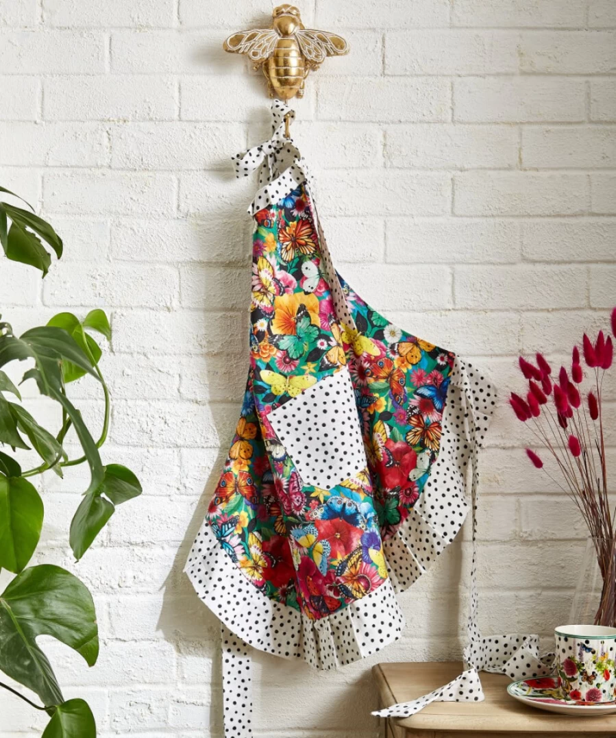 Joe Browns Multi-Colored Floral Apron - Fabulous Fancy Kitchen Wear for Stylish Cooking