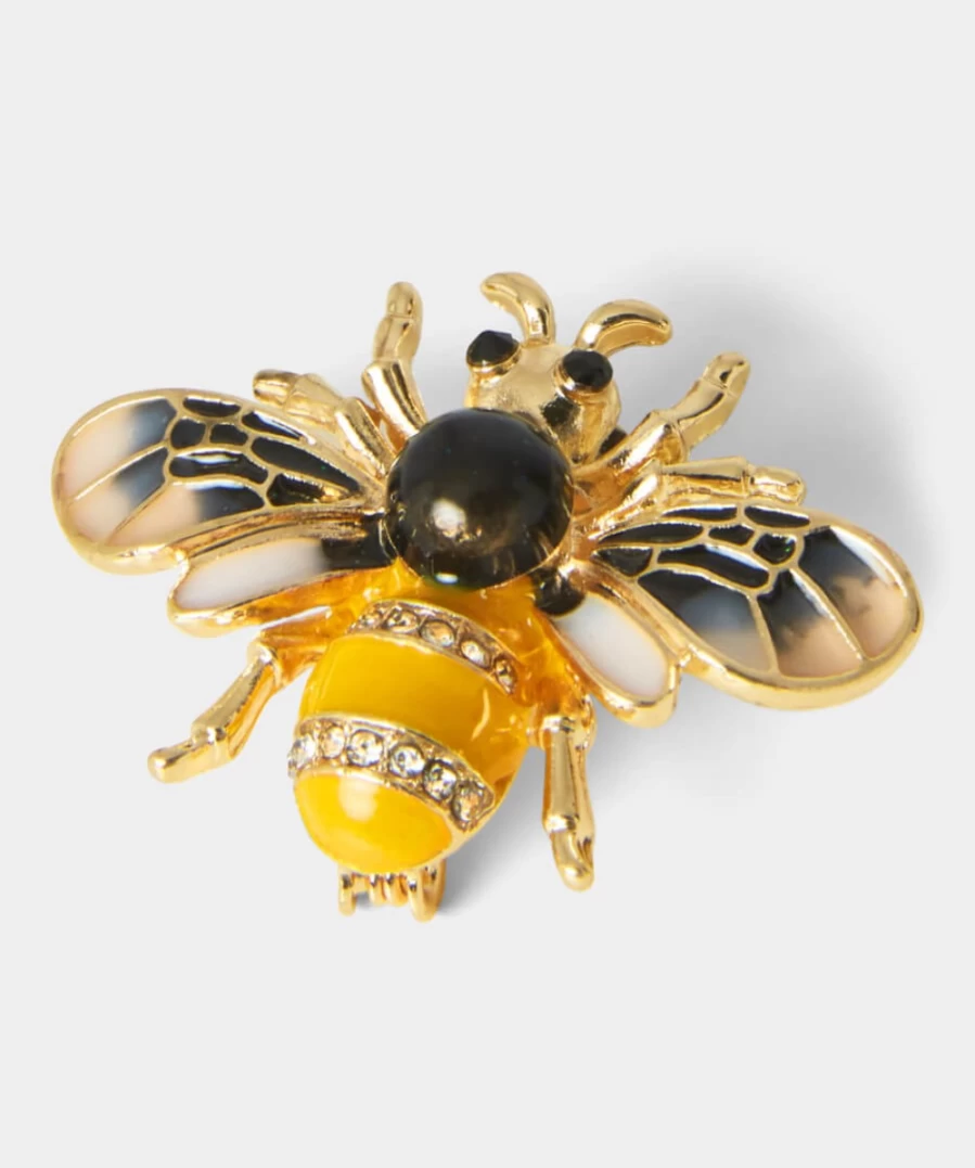 "Joe Browns Women's Yellow Multi Busy As A Bee Brooch - Stylish Floral Bee Pin"