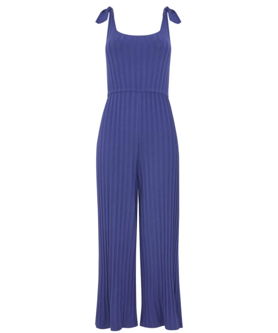 Joe Browns Women's Blue Kick Back Relax Jumpsuit - Comfortable Lounge Wear