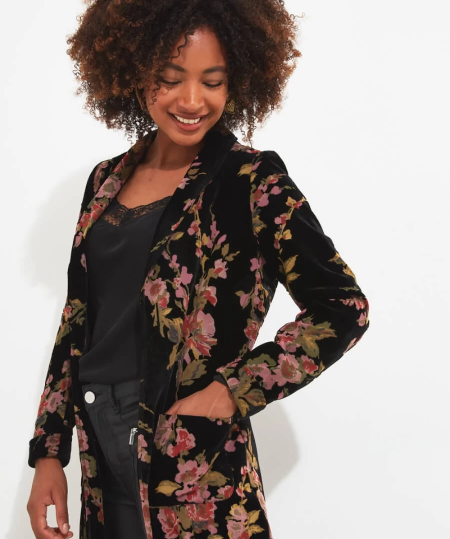 Joe Browns Women's Simply Divine Devore Coat in Multi Color | Elegant & Stylish