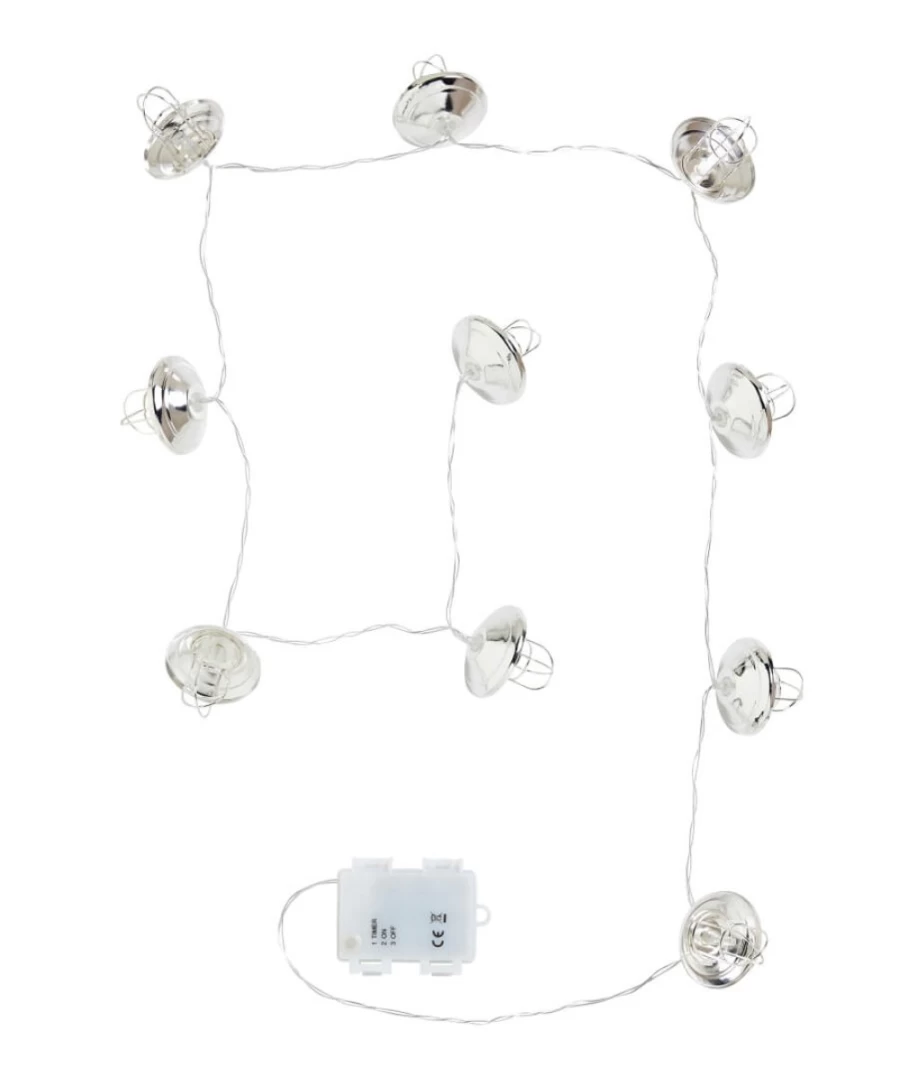 Joe Browns Gold Lovely Lantern Battery Operated String Lights - Decorative Indoor/Outdoor Fairy Lights