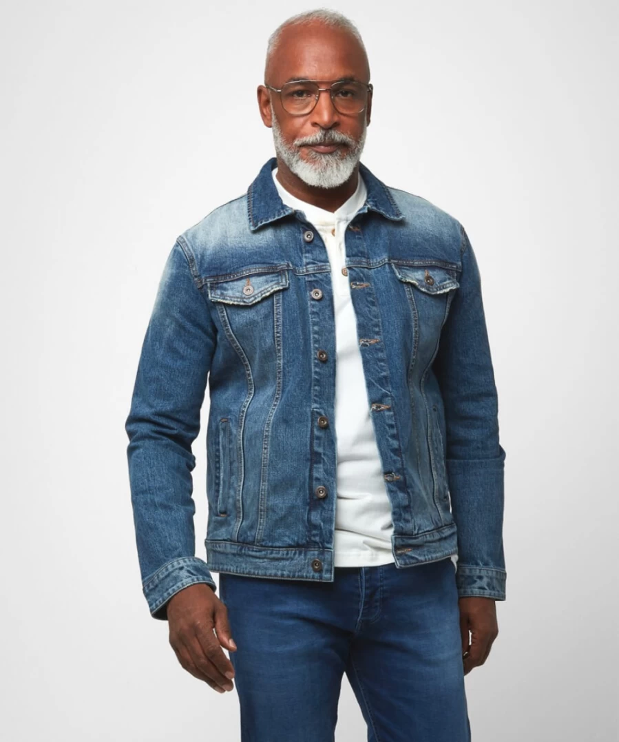 Joe Browns Men's Blue Denim Jacket - Stylish & Distinctive Casual Wear
