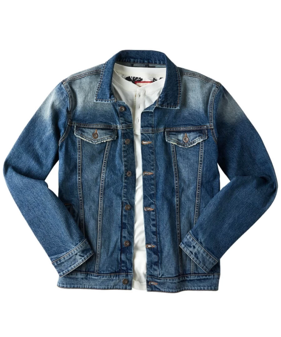 Joe Browns Men's Blue Denim Jacket - Stylish & Distinctive Casual Wear