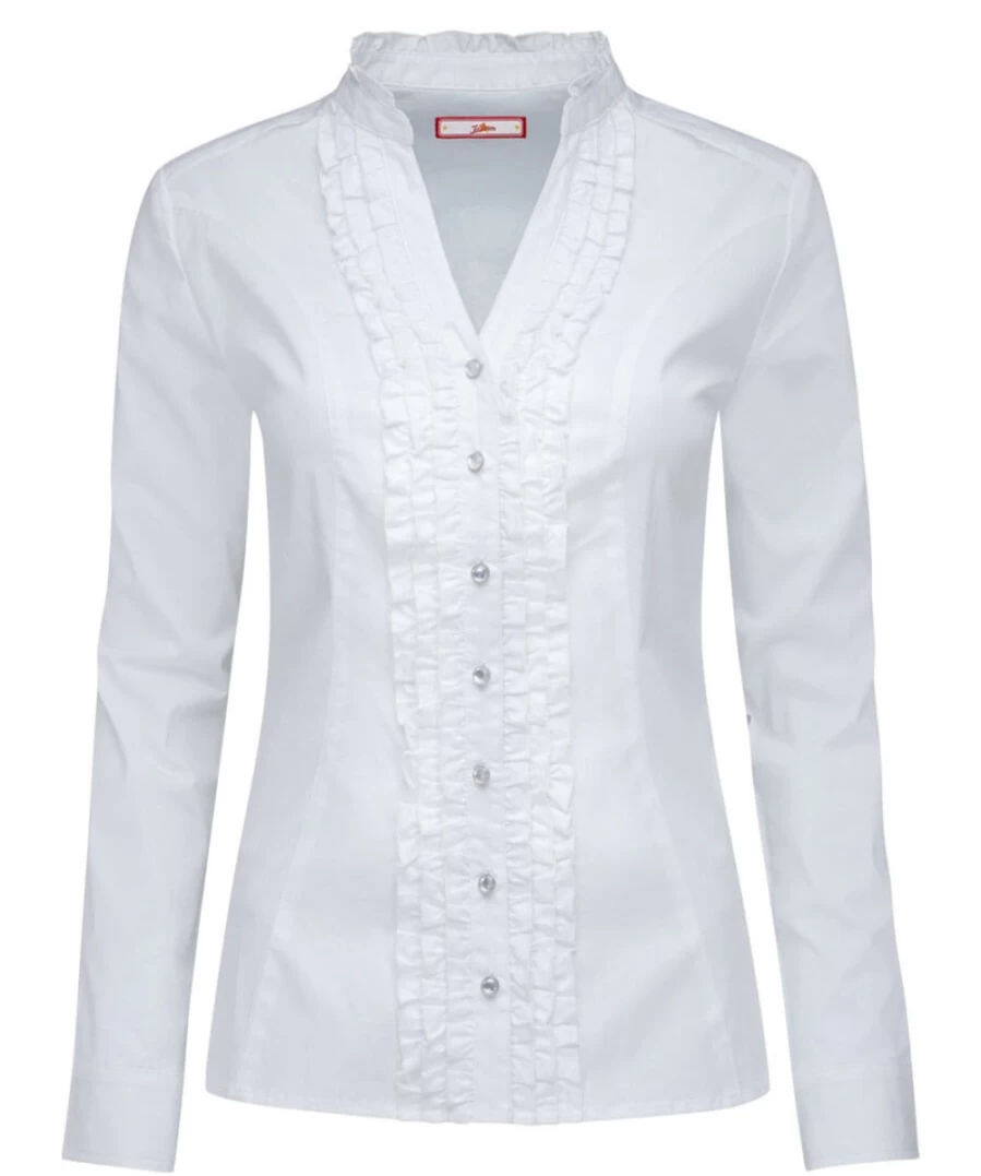 "Joe Browns Women's White Ruffle Blouse - Elegant Feminine Top"