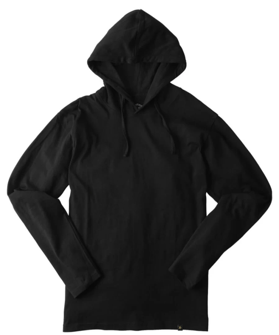Joe Browns Men's Style It Out Hooded Sweatshirt - Black & Grey Casual Pullover Hoodie