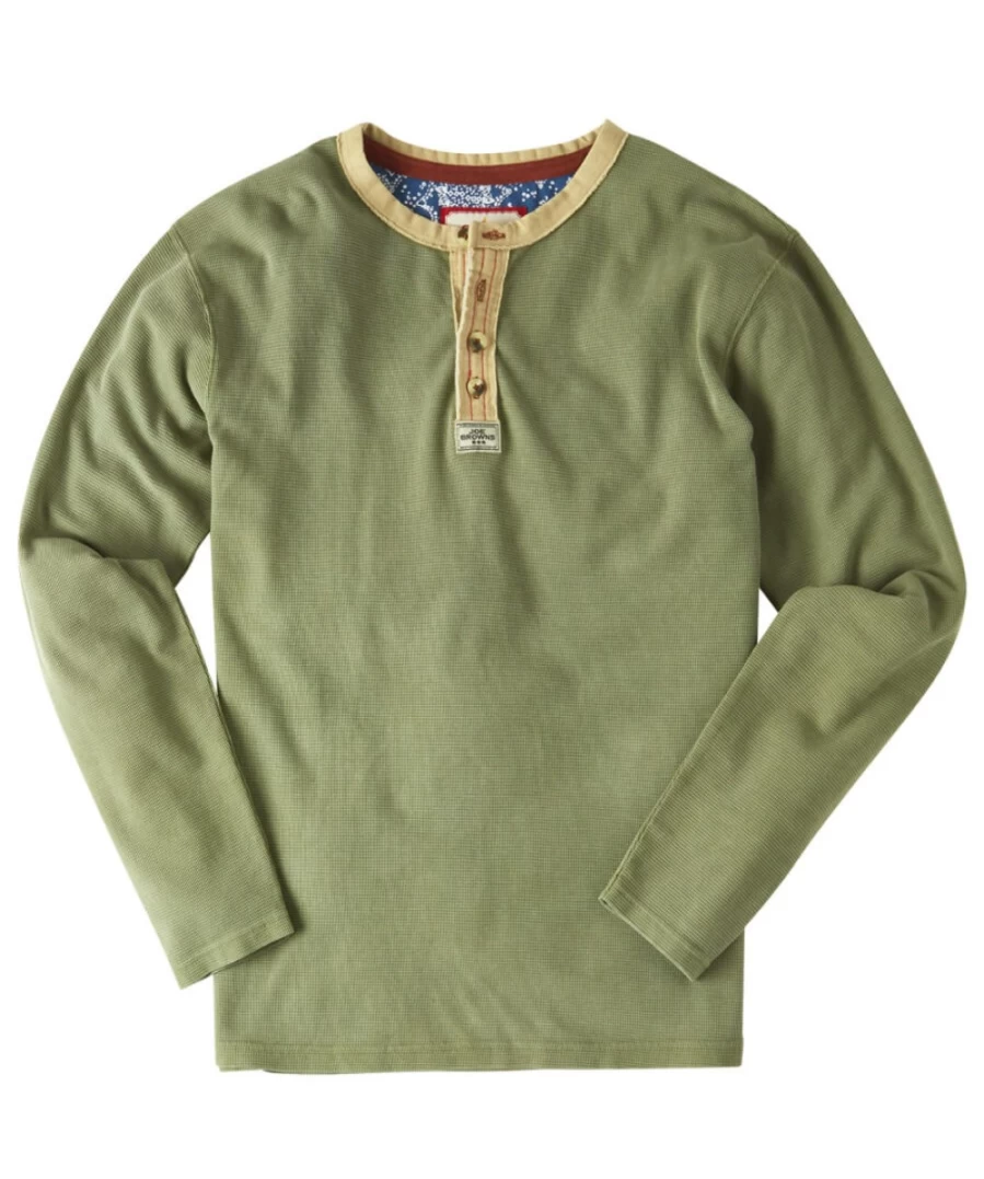 Joe Browns Men's Bay Blue Everyday Henley Shirt