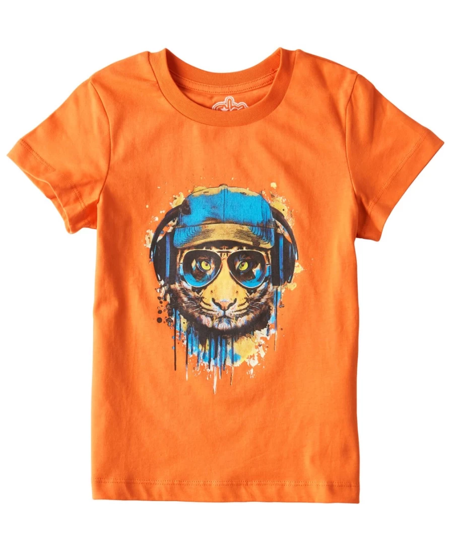 Joe Browns Kids' Orange Living The Life Tee - Fun & Stylish T-Shirt for Children