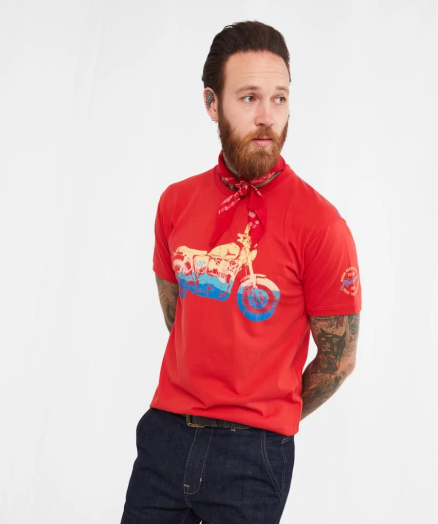 Joe Browns Men's Red "Take It In" Short Sleeve Tee