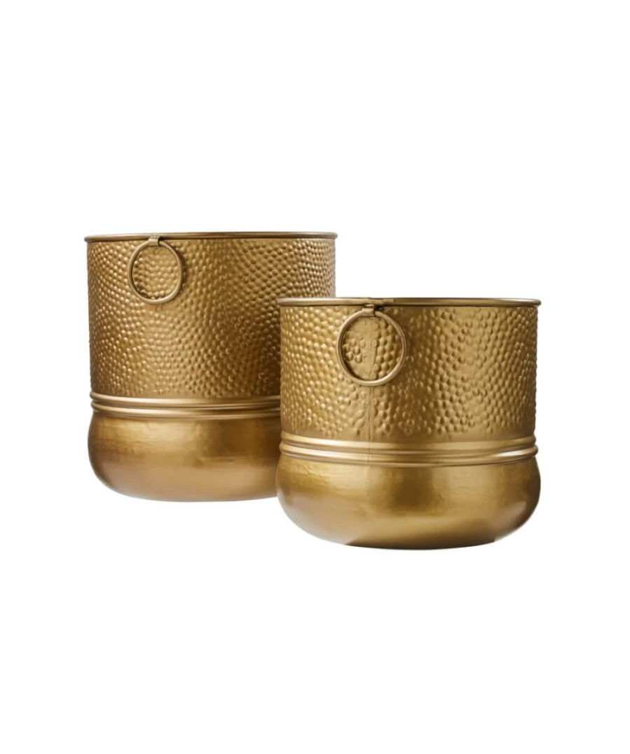 Joe Browns Gold Glorious En Planter - Elegant Decorative Flower Pot for Home & Garden