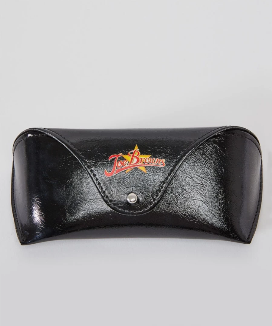 Joe Browns Black Sunglasses Case for Women - Stylish Protective Eyewear Holder