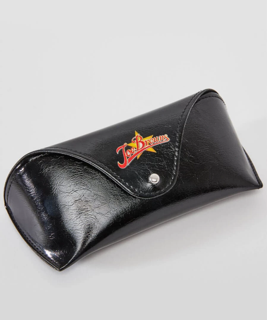 Joe Browns Black Sunglasses Case for Women - Stylish Protective Eyewear Holder