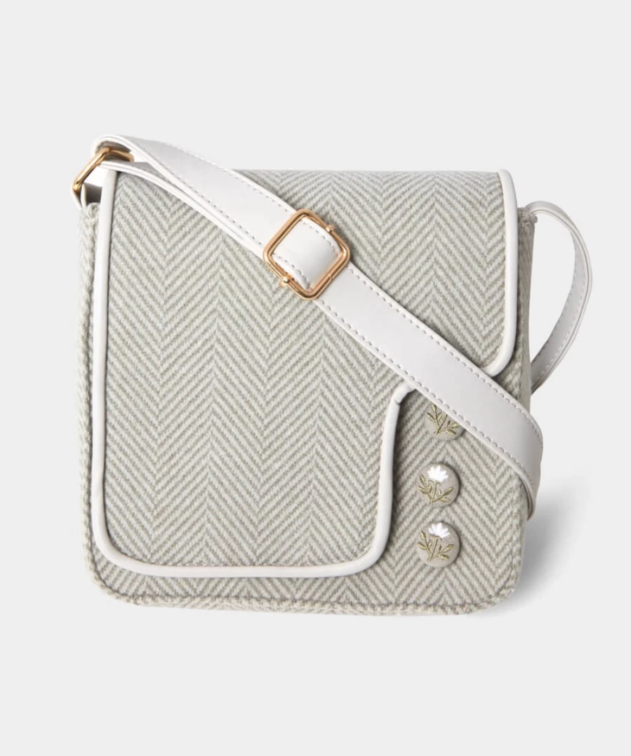Joe Browns Women's Green Spring Day Tweedy Handbag