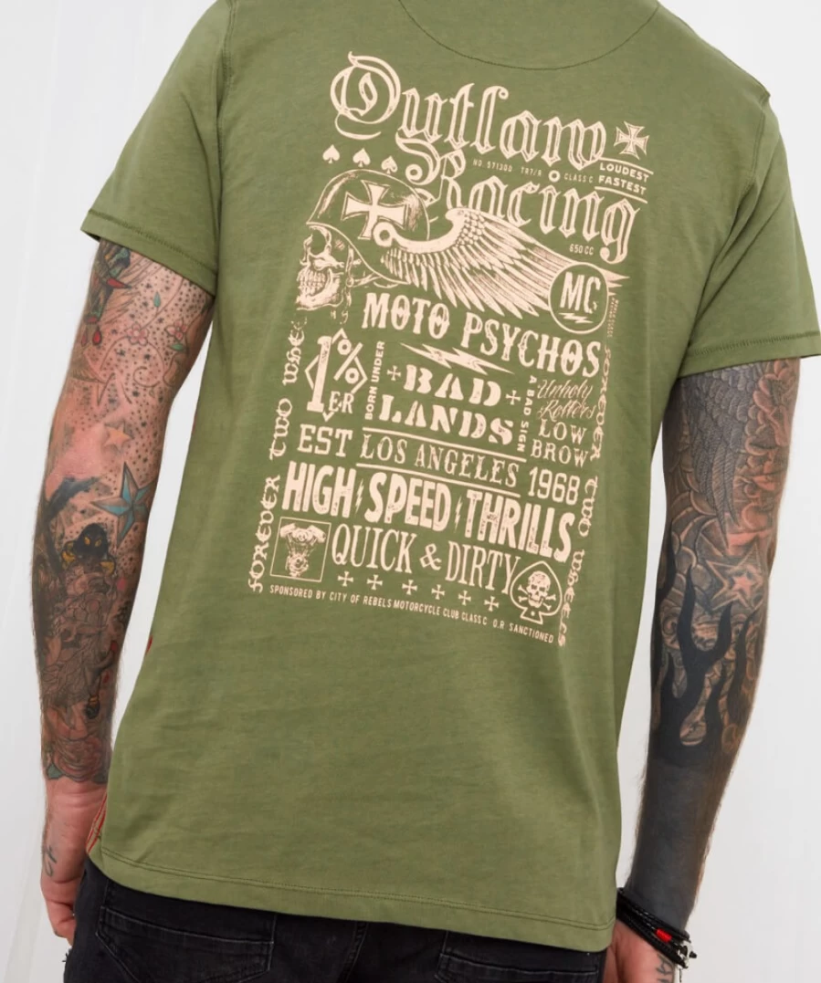 Joe Browns Men's Khaki Wind In Your Hair T-Shirt