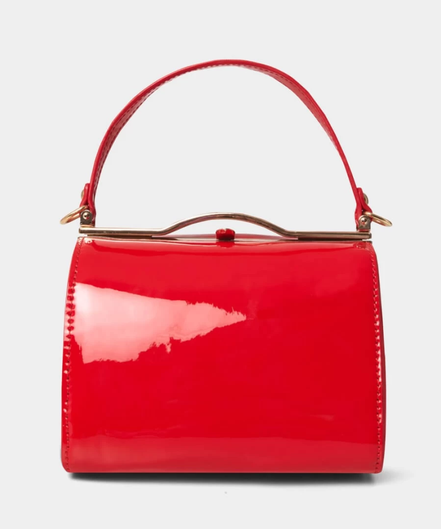 Joe Browns Women's Red Vintage Style Bag - Miss A Beat Retro Handbag for Women