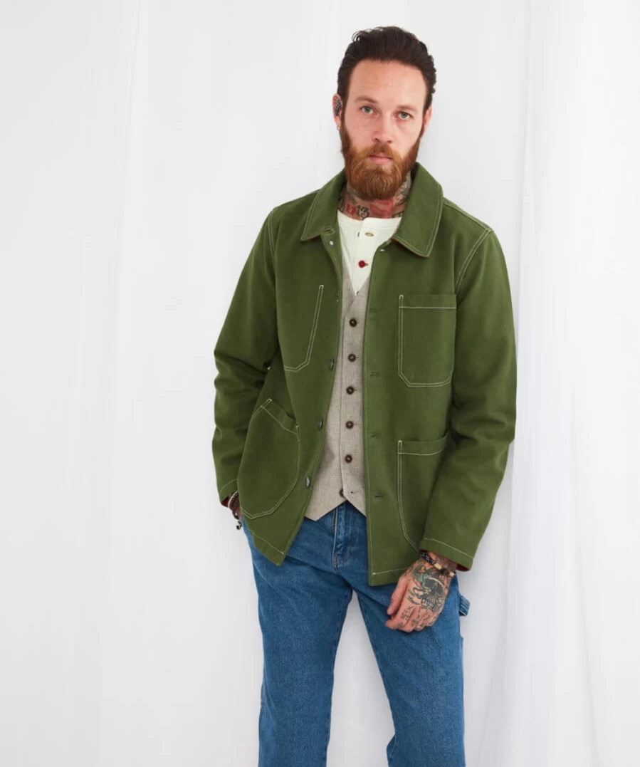 Joe Browns Men's Olive Superb Style Jacket - Classic Casual Outerwear