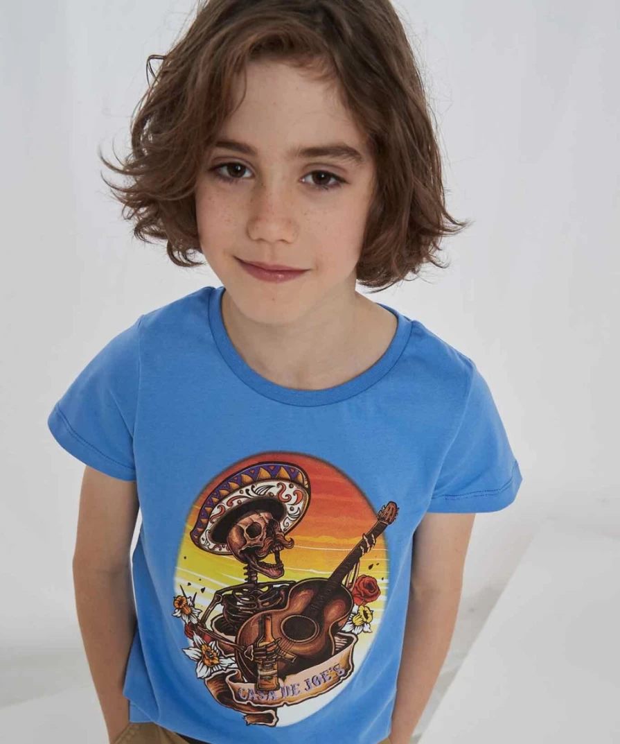 "Joe Browns Kids Blue Enjoy The Day Tee - Fun Casual T-Shirt for Children"