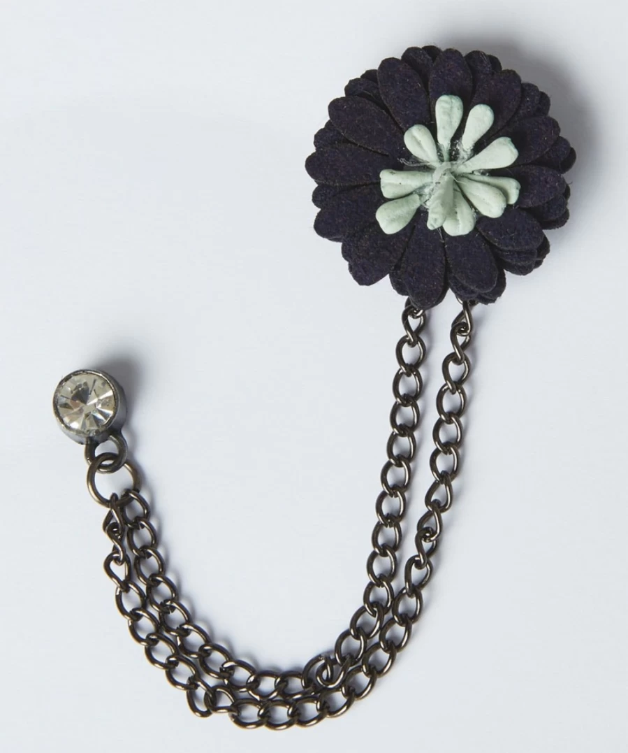 Joe Browns Men's Navy Multi Dapper Pocket Chain Pin - Stylish Accessory for Formal Wear