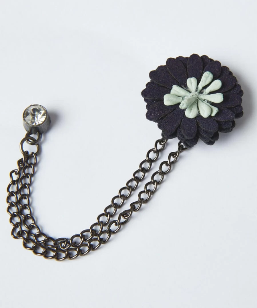 Joe Browns Men's Navy Multi Dapper Pocket Chain Pin - Stylish Accessory for Formal Wear