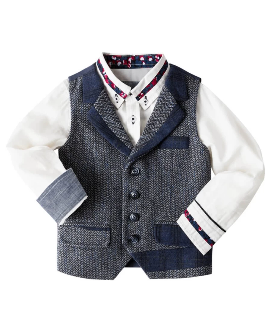 "Joe Browns Kids Blue Waistcoat – Stylish & Comfortable Waistcoat for Children"