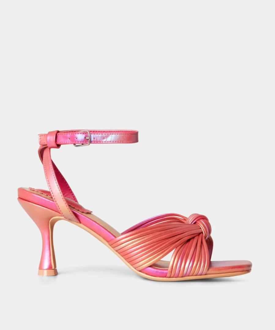 Joe Browns Women's Pink Multi Sunset In Bali Strappy Sandals