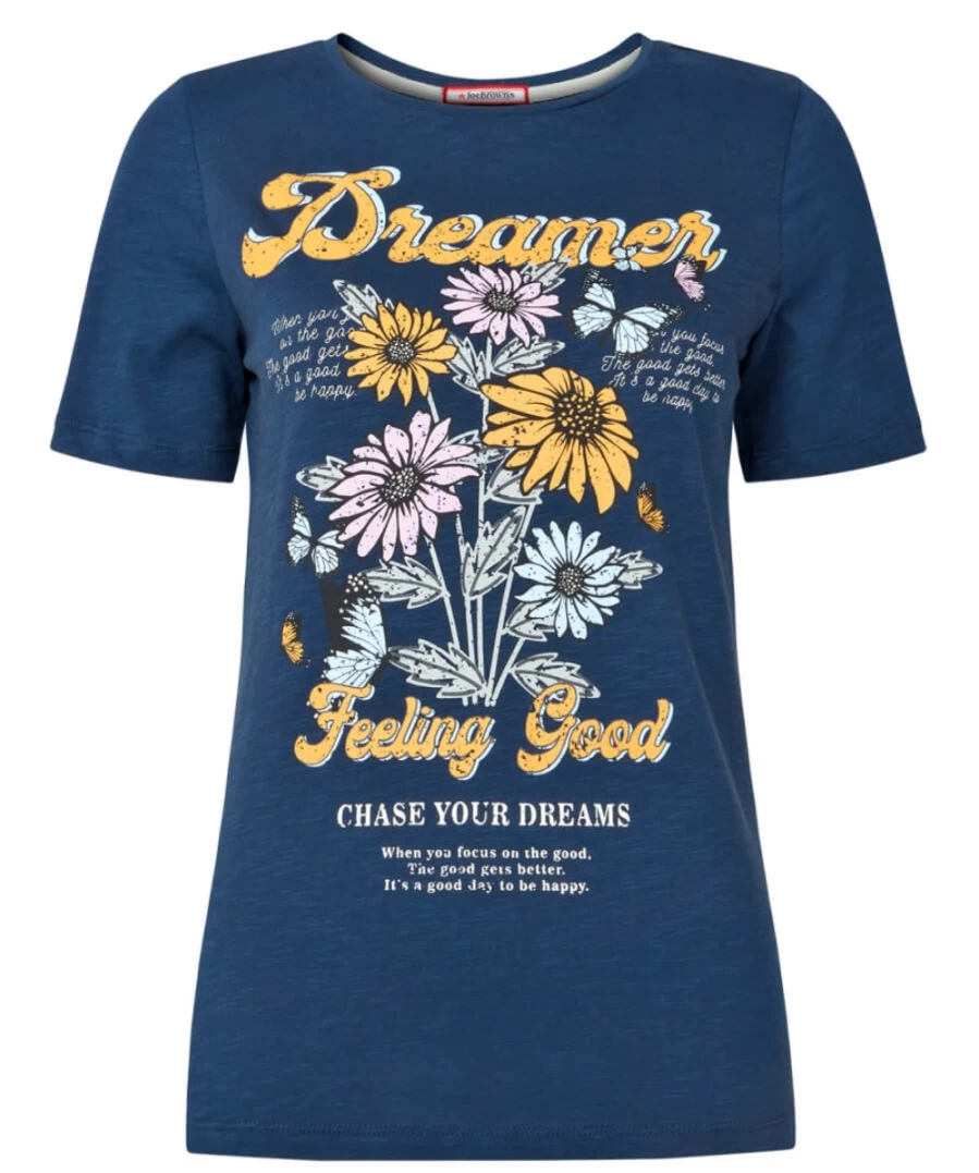 Joe Browns Women's Blue Dreamer Days Graphic Tee