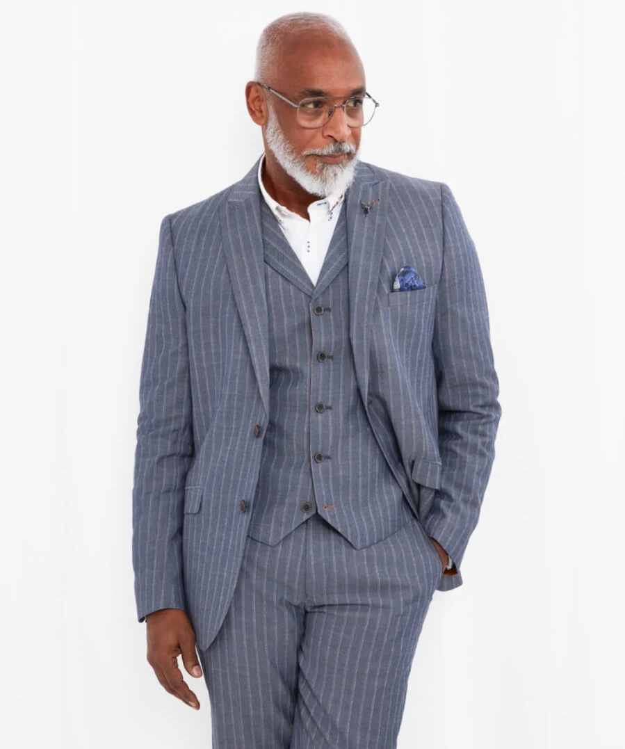 Joe Browns Men's Blue Deadly Dapper Blazer - Stylish Formal Wear for Men