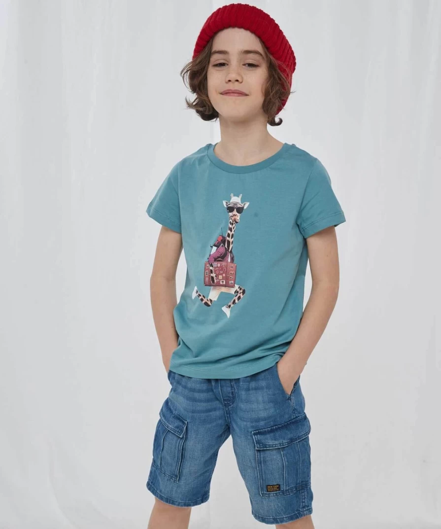 "Joe Browns Kids' Blue Vacation Tee - Fun & Comfortable T-Shirt for Children"