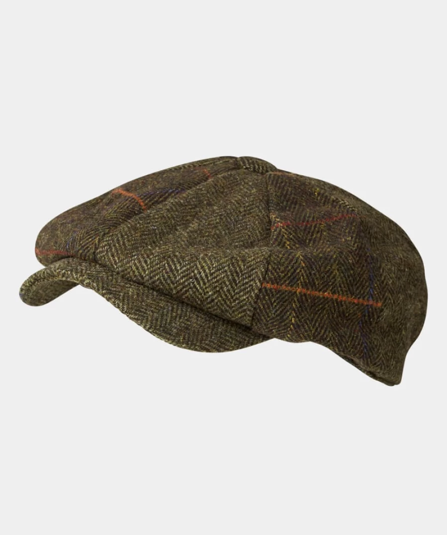Joe Browns Men's Green Multi Mixed Tweedy Baker Boy Cap