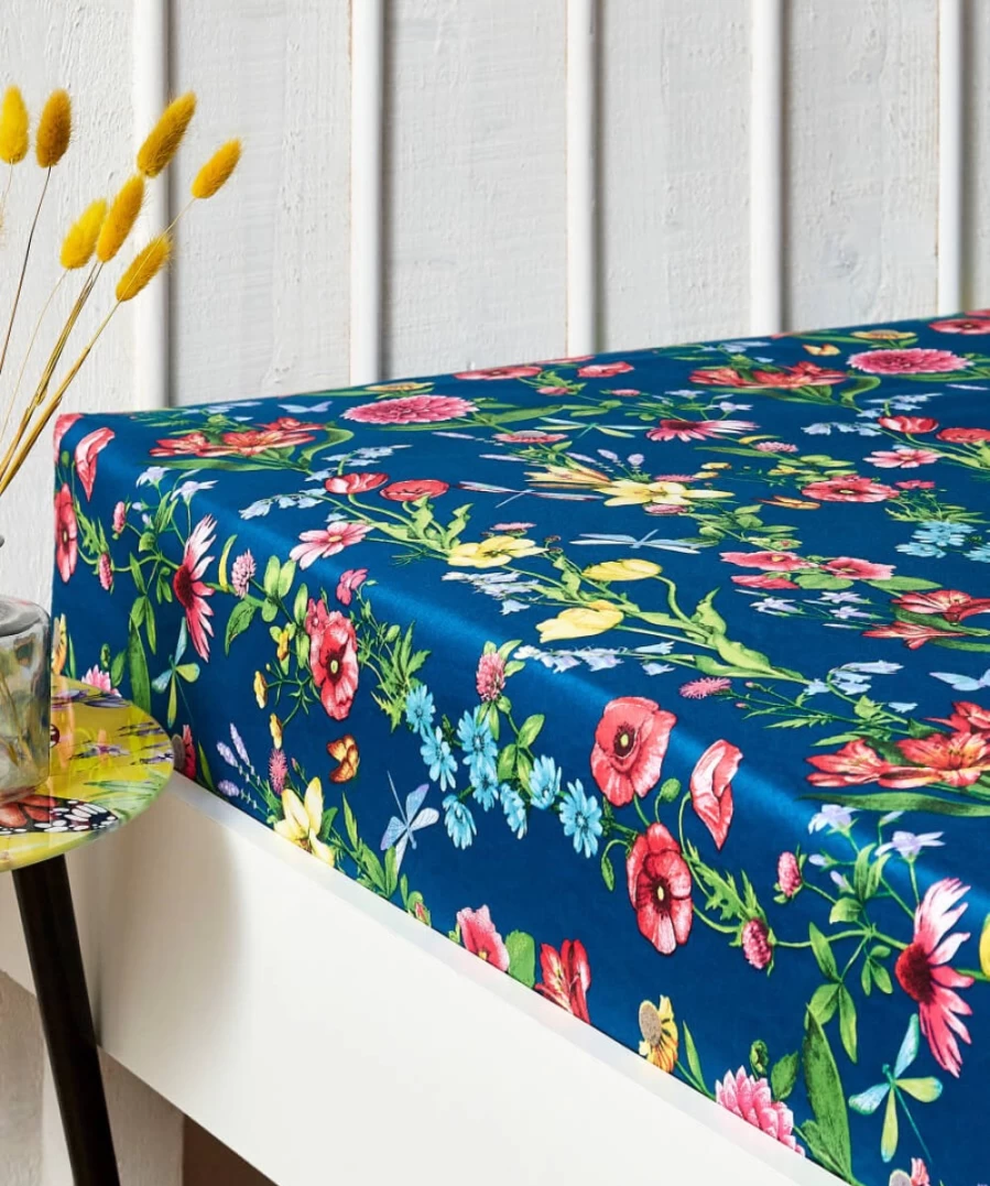 Joe Browns Floral Stripe Printed Bedding Set - Multi Color Striking Design