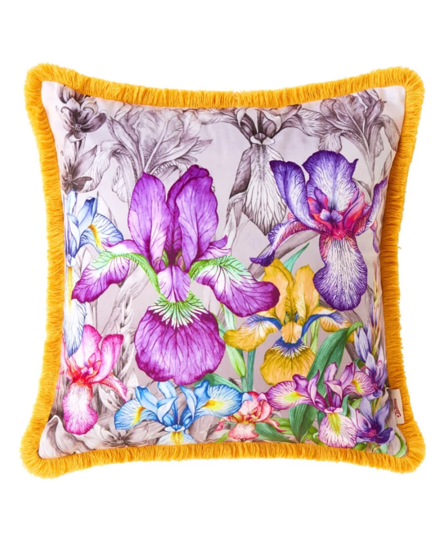 Joe Browns Striking Iris Multi-Color Reversible Cushion Cover