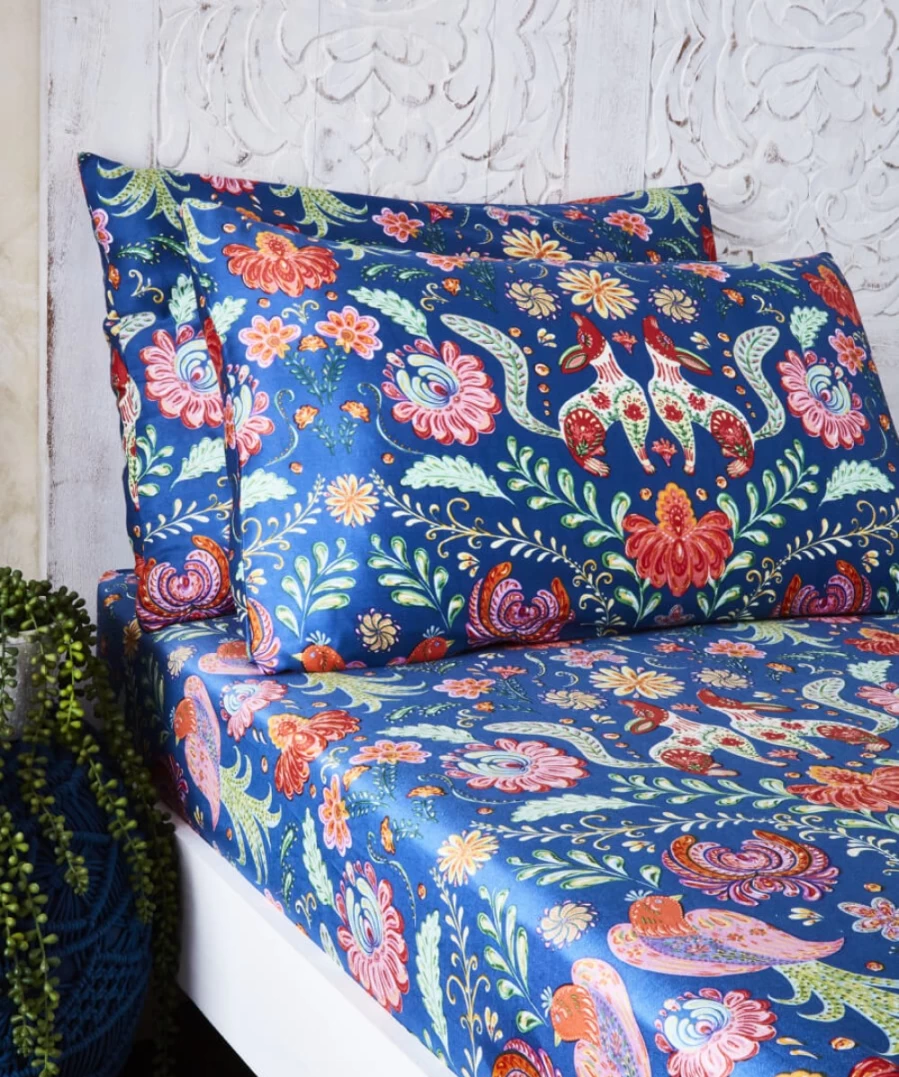 Joe Browns Multi-Colored Folk Floral Bedding Set - Fabulous Bohemian Design