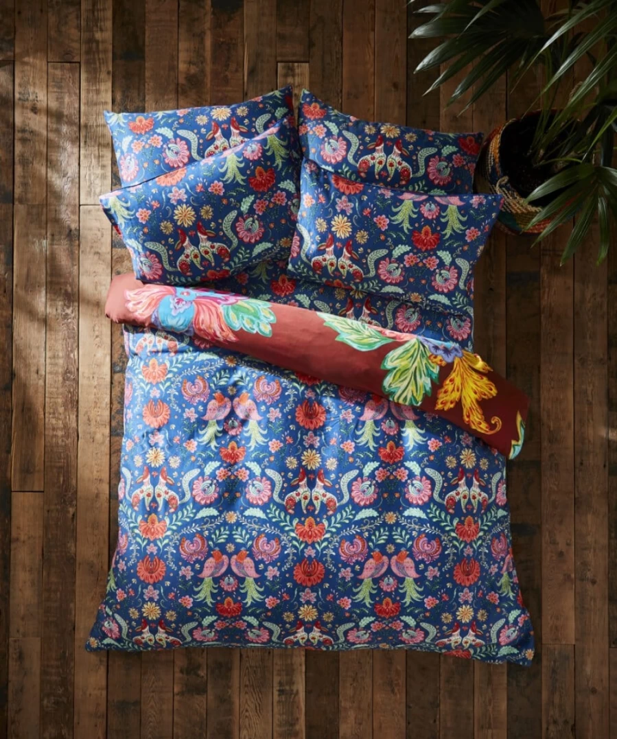 Joe Browns Bright & Bold Floral Reversible Bedding Set - Multi Color