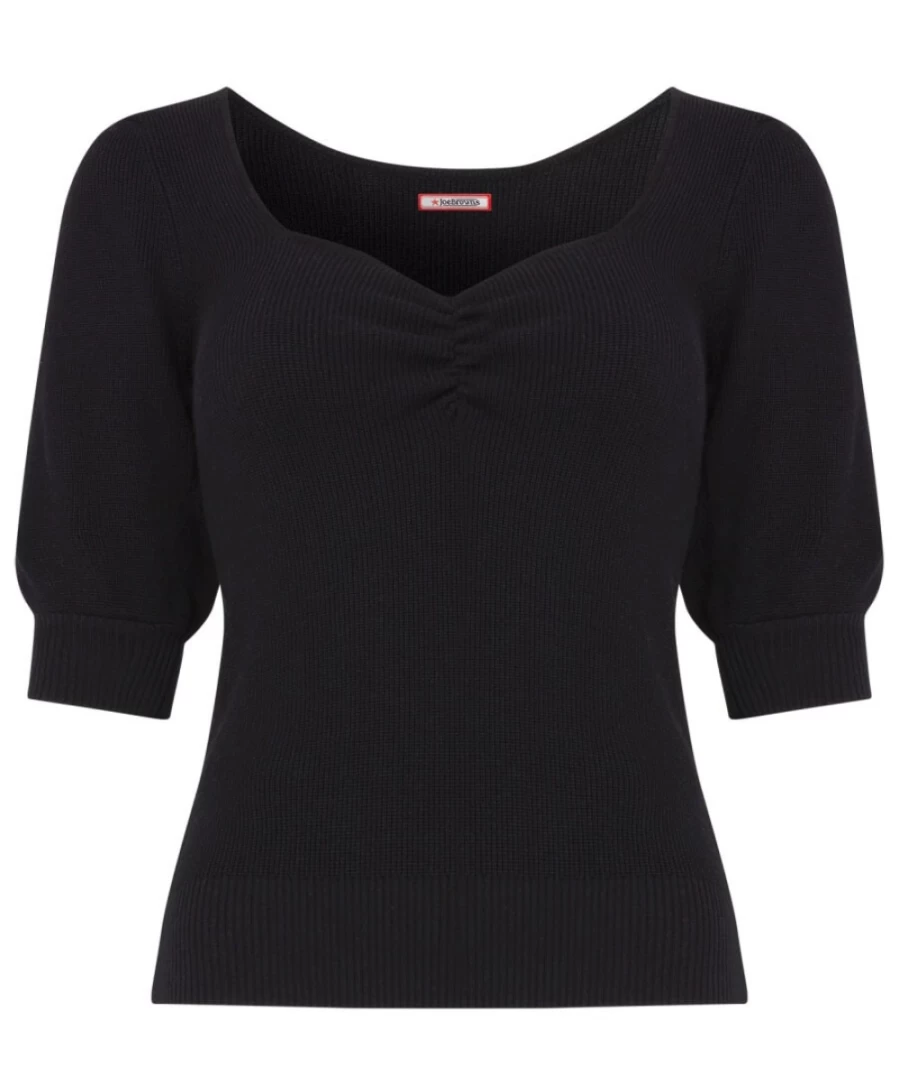Joe Browns Women's Black Sweetheart Knitted Top