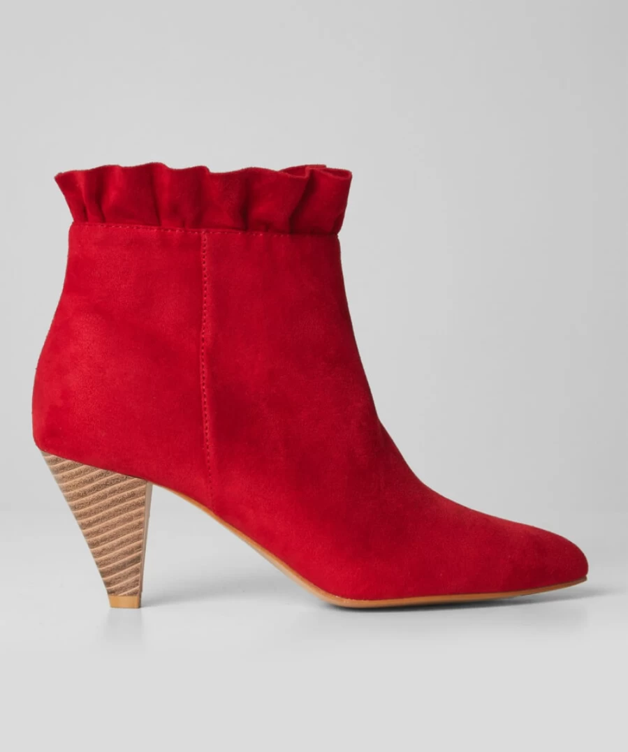 Joe Browns Women's Red Sass Bootees - Stylish & Comfortable Footwear