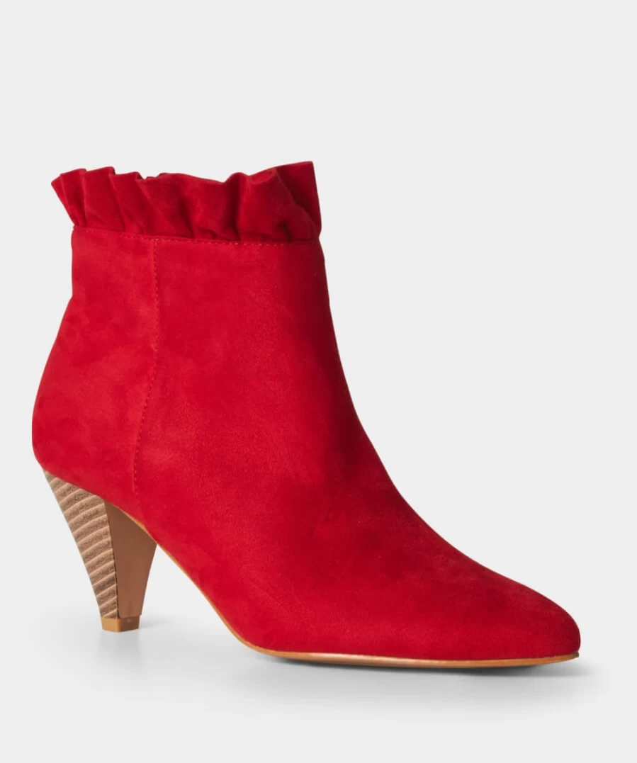 Joe Browns Women's Red Sass Bootees - Stylish & Comfortable Footwear