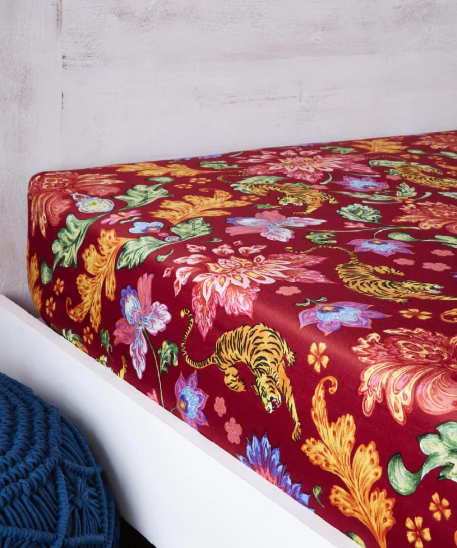 Joe Browns Terrific Tiger Multi-Colored Bedding Set - Vibrant Animal Print Design
