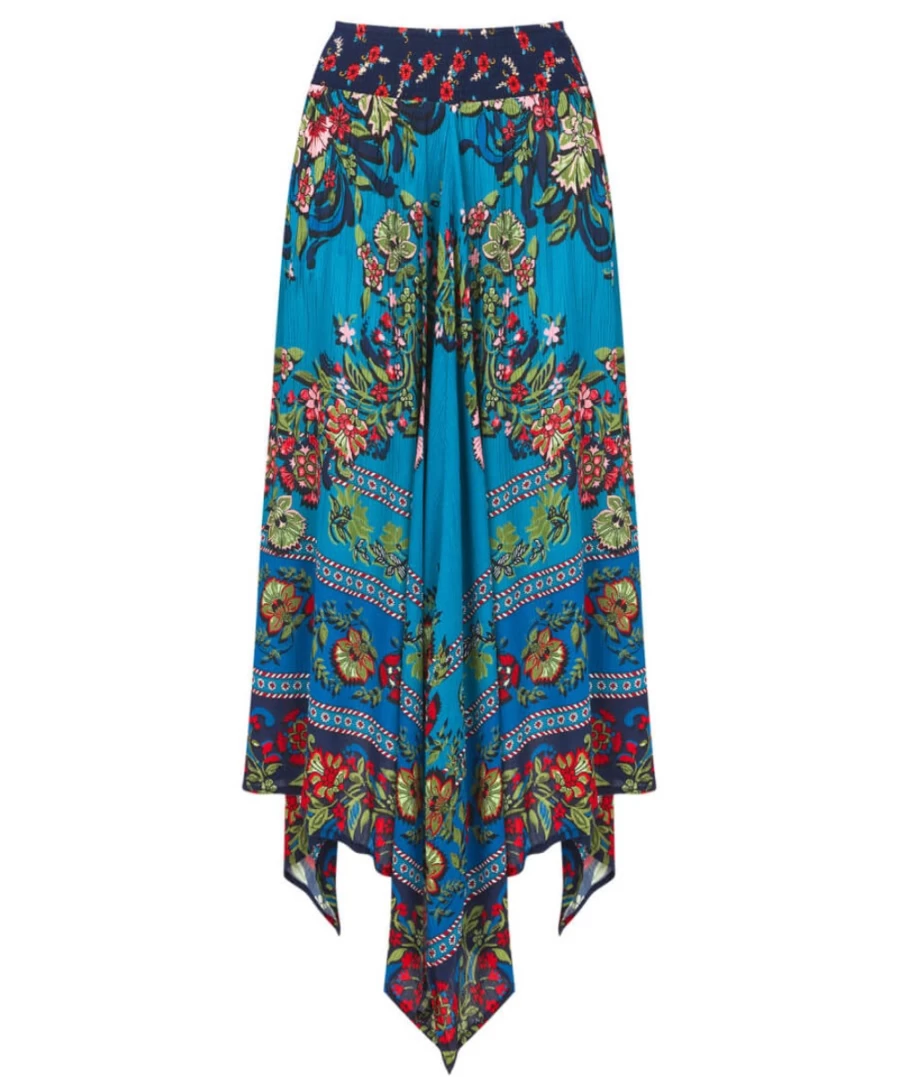 "Joe Browns Women's Blue Boho Skirt – Beautiful Bohemian Style"