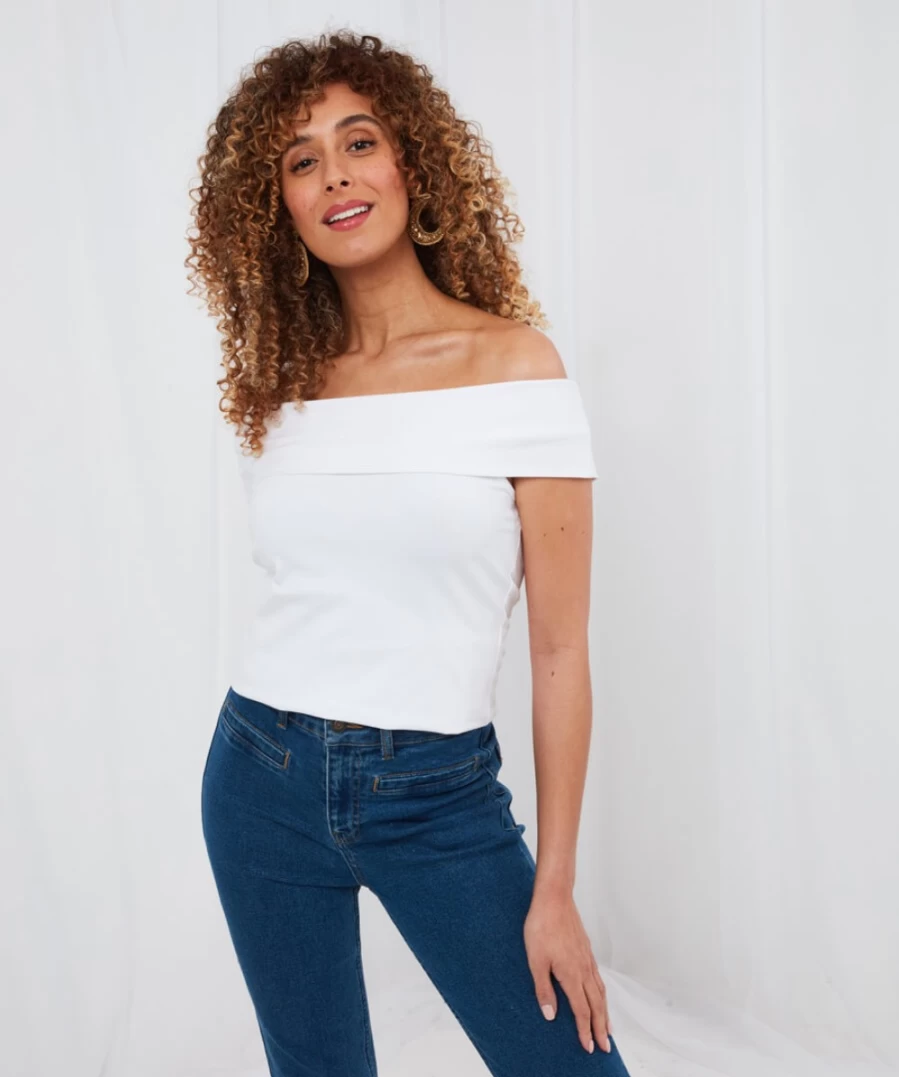 Joe Browns Women's Black Bardot Top - Essential Must-Have Style