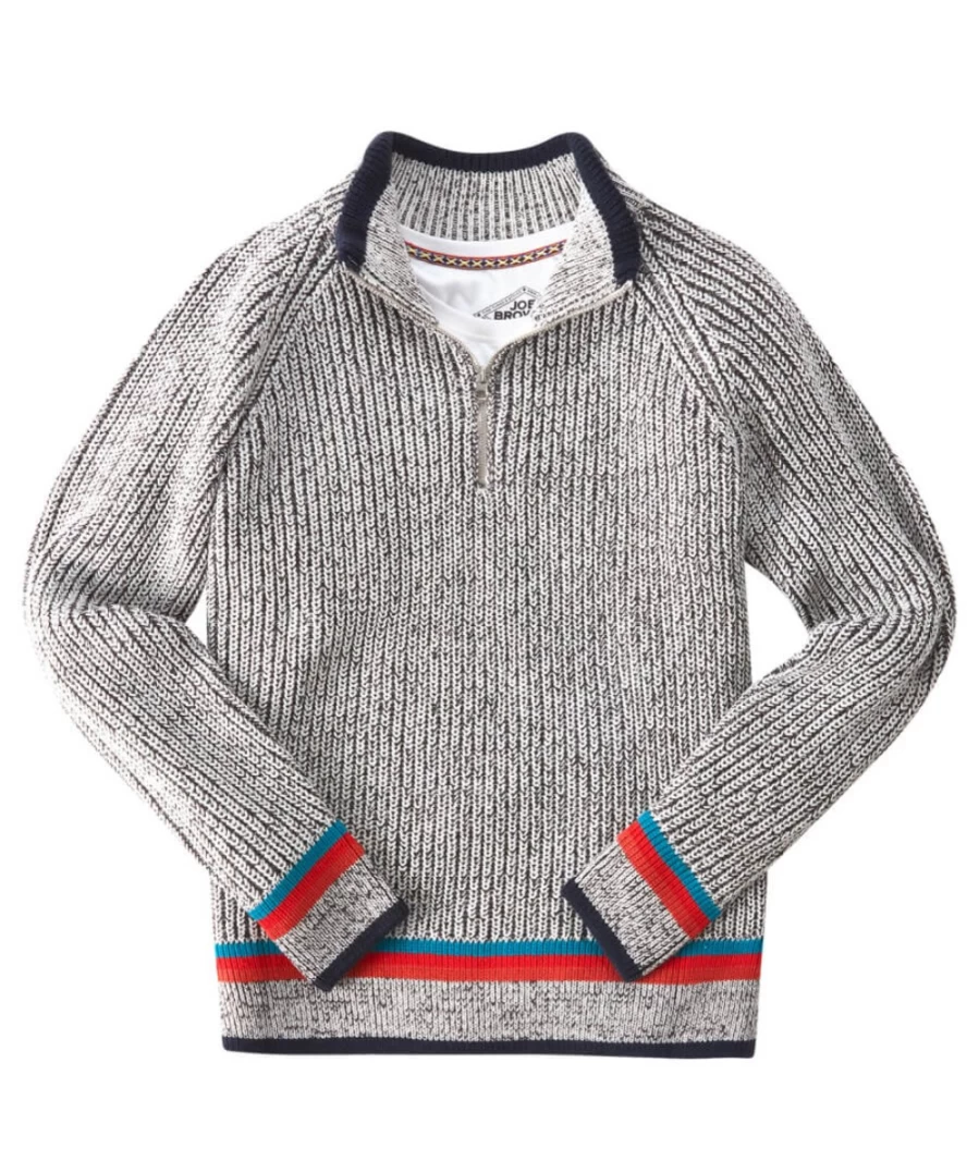 Joe Browns Men's Grey Funnel Neck Summer Top – Stylish Casual Wear